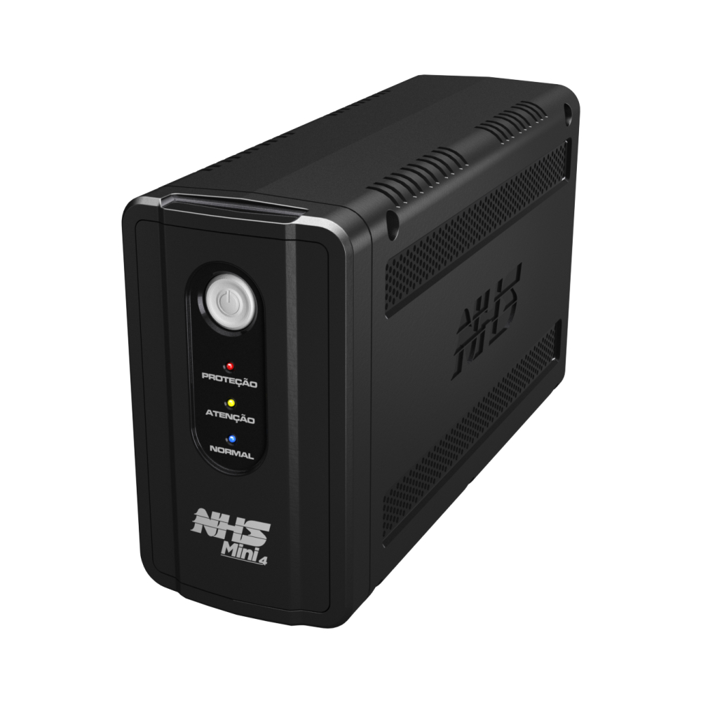 Nobreak Nhs Mini 4 600va 300w Interactive B 1x7ah 6t E120/220 S120 Preto