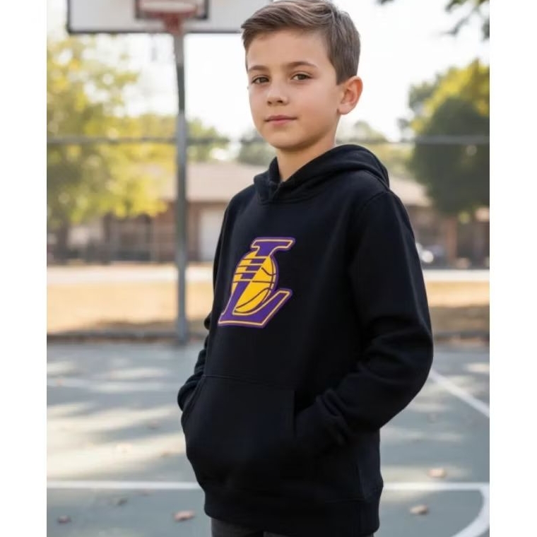 Moletom Infantil Basquete Inverno Blusa de Frio Peluciada