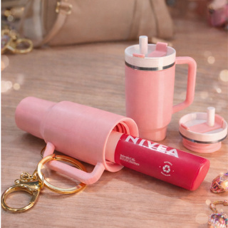 Chaveiro de Bolsa Porta Batom Acessório Luxo Chave Casa Carro Mini Copo Térmico Protetor de Batom em Oferta na Shopee