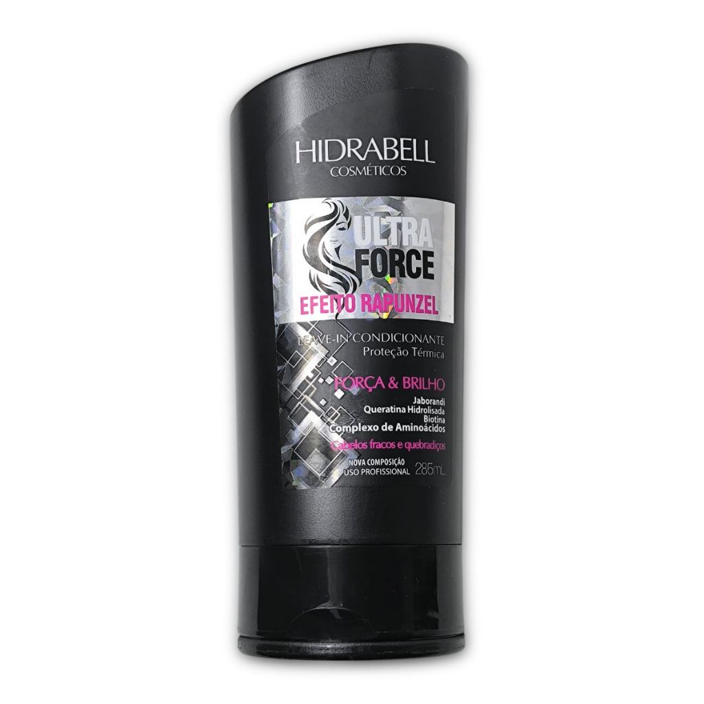 Leave In Hidrabell Ultra Force Efeito Rapunzel Crescimento Força Brilho 285ml
