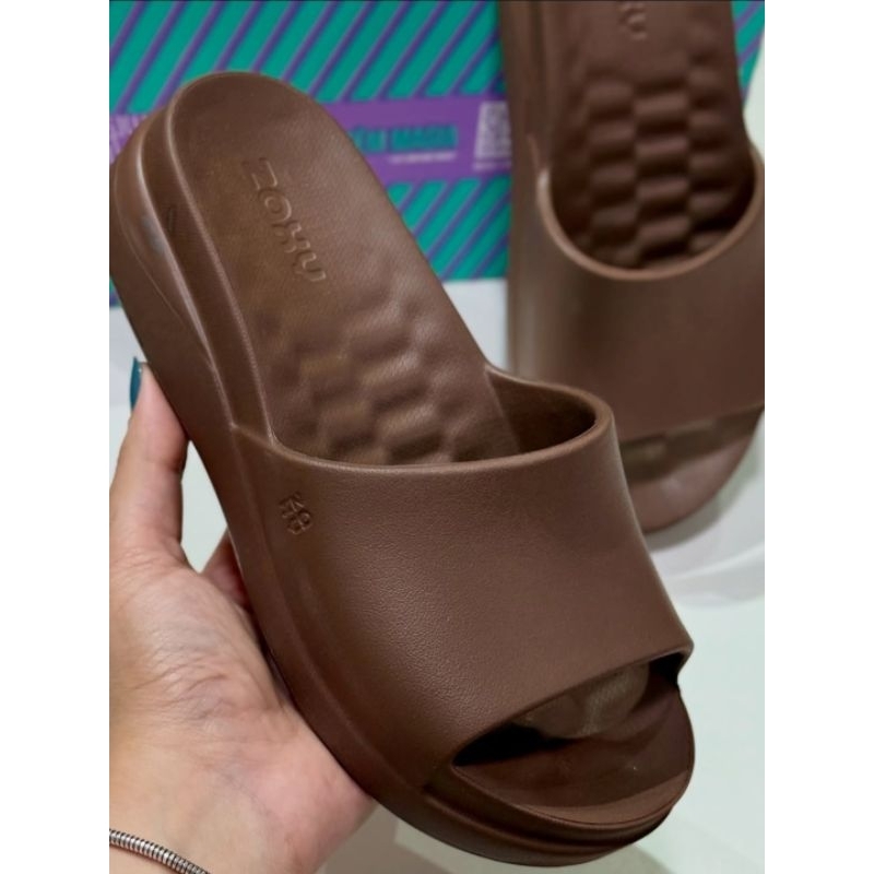 Chinelo Tamanco Nuvem  Slide Zaxy  Eva Provad'agua Confortável Original Lançamento