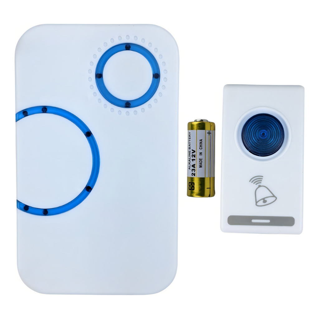 Campainha Sem Fio Residencial Lukton Elétrica 32 Sons Longa Distância