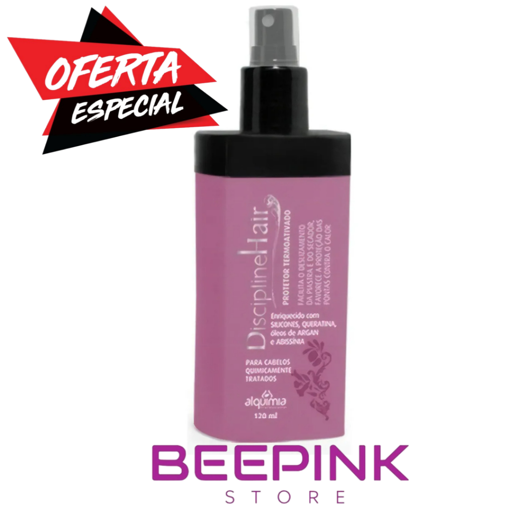 Protetor Termoativado DISCIPLINE HAIR 120g Alquimia em Oferta na Shopee