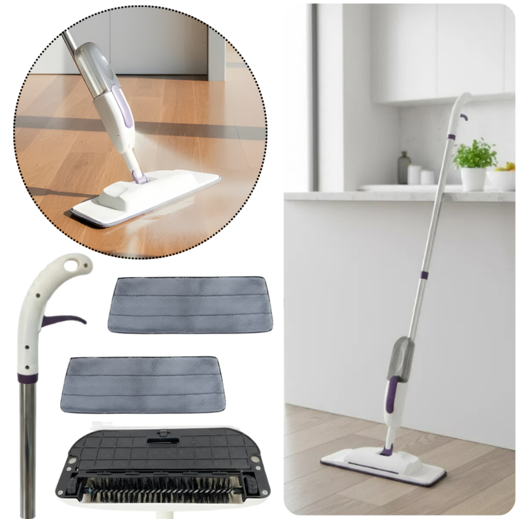 Mop Spray Rodo 4in1 Vassoura Mágica Feiticera C/ Reservatório Para Limpeza Pesada em Oferta na Shopee