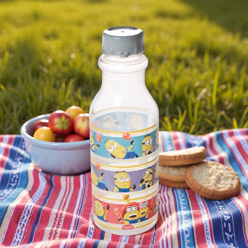 Garrafa Retro Escolar Squeeze Agua Suco Infantil 500 ml Escolar