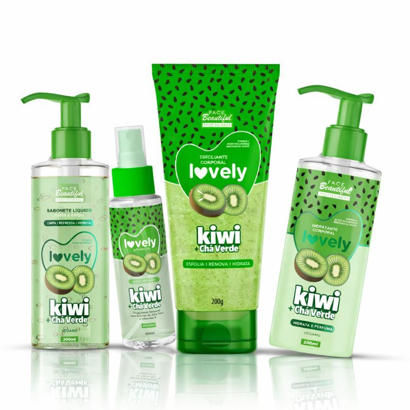 Kit Banho Premium  | Ideal para o Verão Luxo Refrescante Aroma Tropical Lovely Face Beautiful