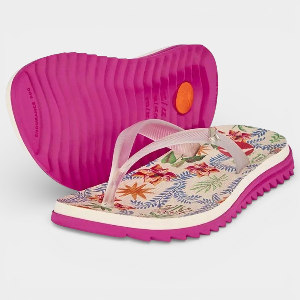Chinelo Infantil Kenner Ibiza Kids - Branco e Rosa em Oferta na Shopee