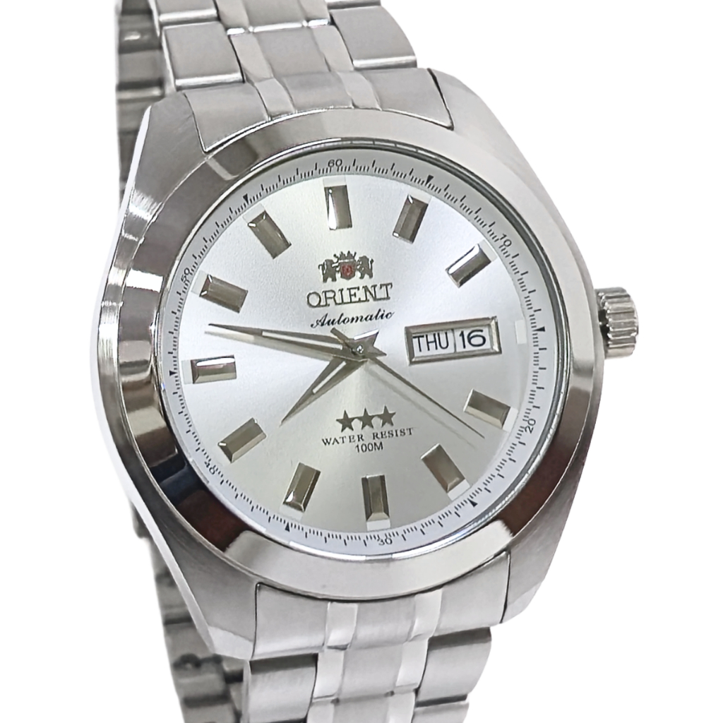 Relógio Orient Automático Masculino Prateado 469SS075NH S1SX em Oferta na Shopee