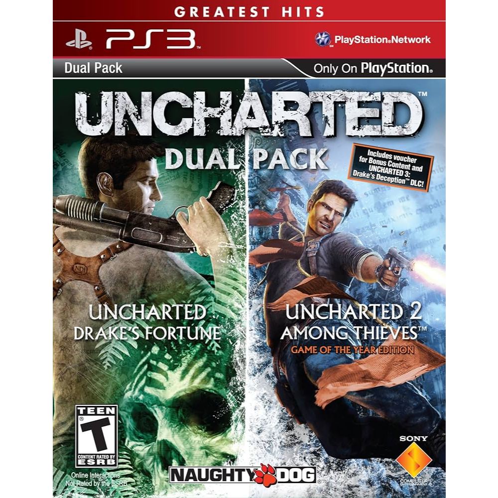 Uncharted 1 e 2 Ps3 Collection aventura Envio hoje!