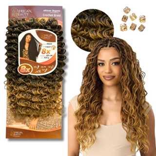 Cabelo Organico Crochet Fio a Fio 65cm Tranças Gypsy em Oferta na Shopee