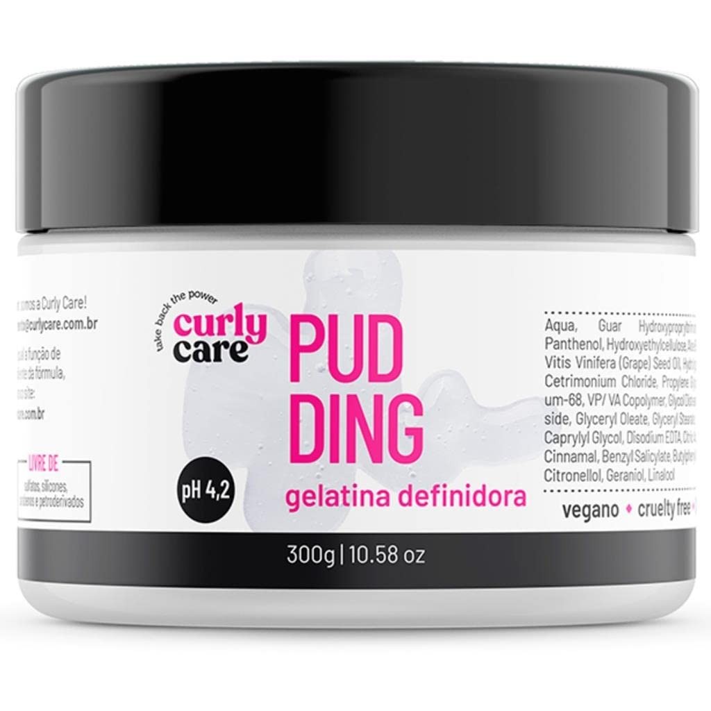 Gelatina Definidora Pudding 300g - CURLY CARE