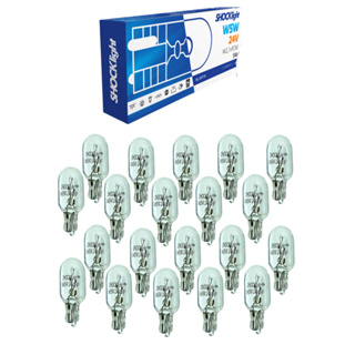 Kit 20 Lâmpadas T10 24v Caminhão Pingo Esmagada Pingão em Oferta na Shopee