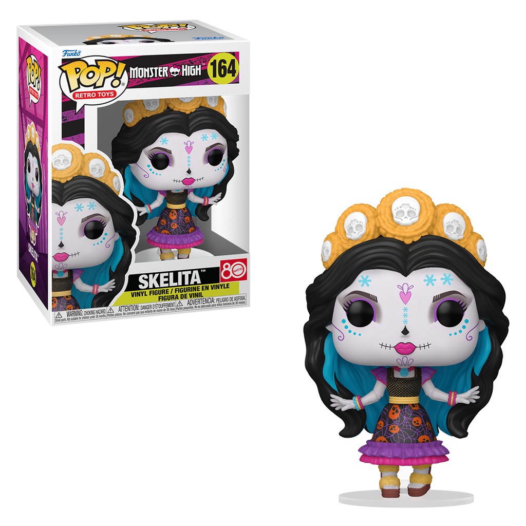 FUNKO POP MONSTER HIGH S4 SKELITA 164 NOVO ORIGINAL em Oferta na Shopee