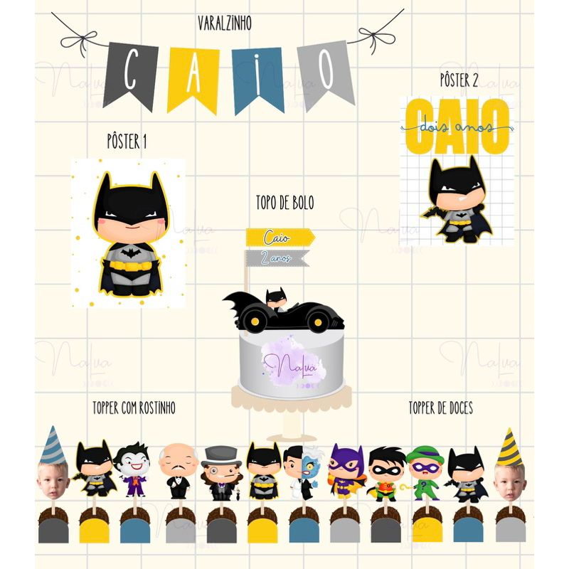 Kit só um bolinho - Batman