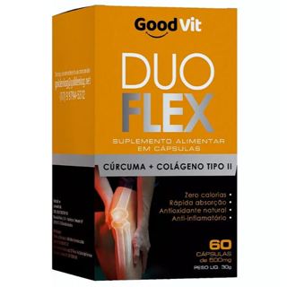 SUPLEMTENTO DUO FLEX 500MG - 60 CÁPSULAS - GOODVIT em Oferta na Shopee