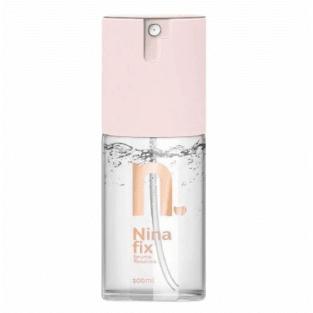 Nina Make Up Nina Fix Bruma Fixadora 100ml (Máxima Hidratação e Fixação Prolongada)