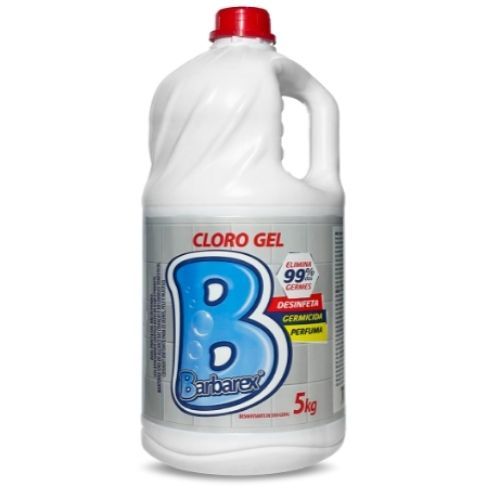 CLORO  EM  GEL 5L BARBAREX em Oferta na Shopee