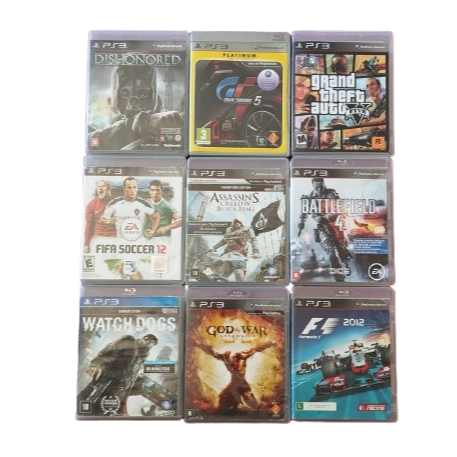 Jogos PS3 Originais - GTA, Call of Duty, Resident Evil, God of War e mais!