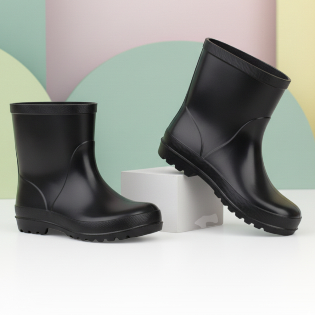 Galocha Infantil Unissex Cano Curto Impermeável – Conforto e Segurança (19 ao 29) em Oferta na Shopee