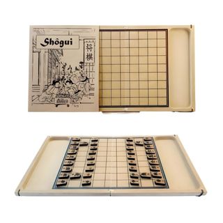 Jogo de Tabuleiro Estratégia Shogui Xadrez Japonês Shogi Brinquedo Educativo de Madeira - Mitra - 6 anos