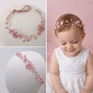 Tiara jardim encantado, tiara de bebê, tiara jardim de borboletas, tiara casamento, aniversário, batizado, daminha em Oferta na Shopee