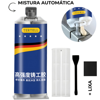Cola para Metal de Reparo Industrial Adesivo AB- Soldagem a Frio Reparo Rápido e Resistente ao Calor em Oferta na Shopee