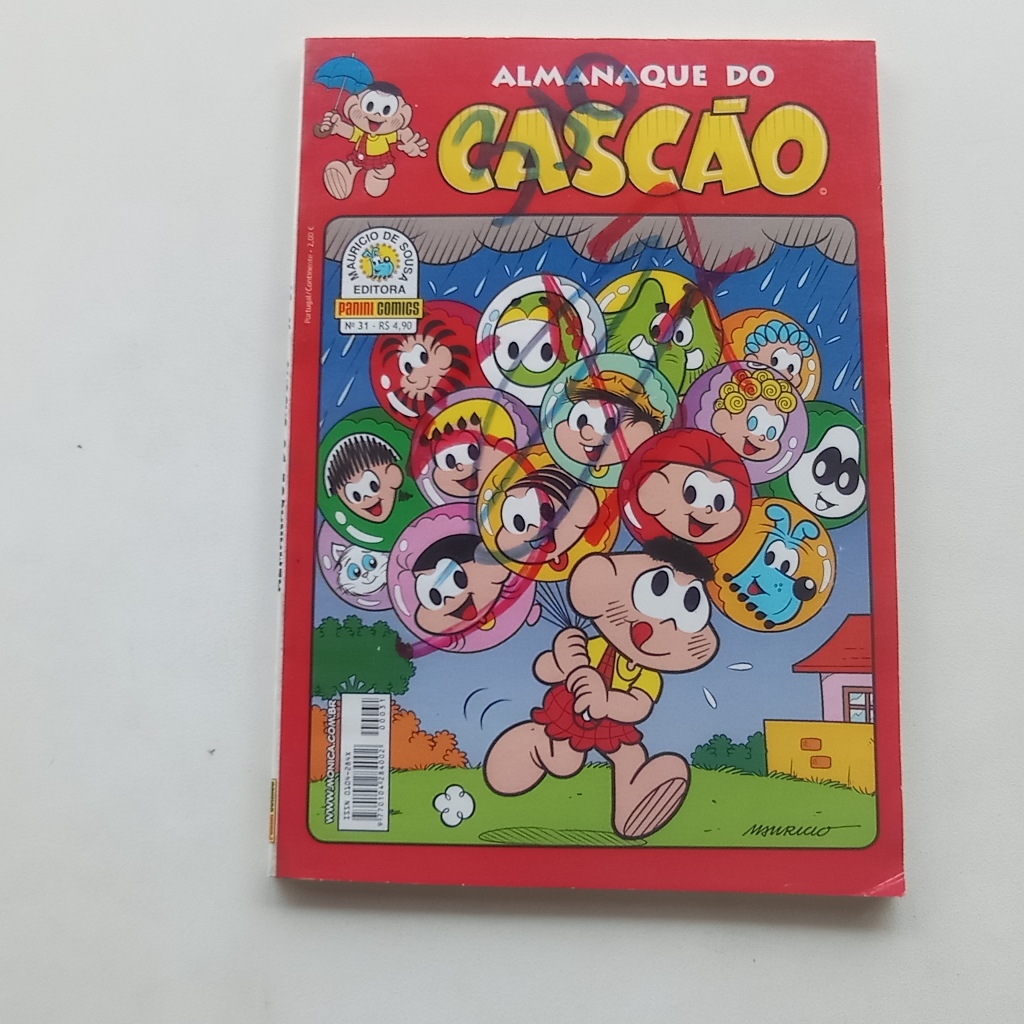 Almanaque do Cascão nº 31 - Turma da Mônica - Ed. Panini - 2012
