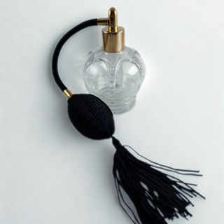 Frasco de Perfume Vintage 50ml/100ml com Válvula Pulverizadora 18mm/20mm + Franja Decorativa em Oferta na Shopee