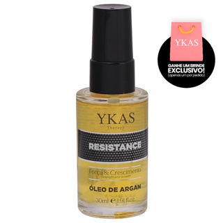 Óleo Capilar Ykas Resistance 30 ml Argan Restaurador Antifrizz para Cabelos Hidratados Fortes E Definidos em Oferta na Shopee