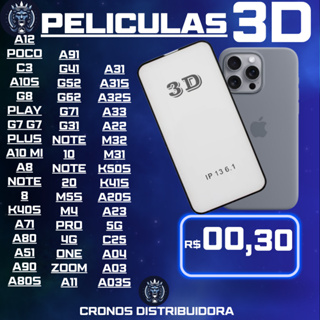 Kit Lote 100 Películas 3D 5D 9D Variadas De Alta Qualidade, Iphone, Samsung, Lg em Oferta na Shopee