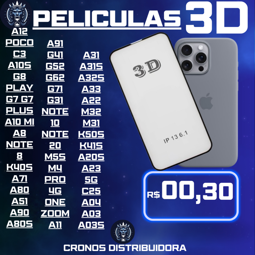 Kit Lote 100 Películas 3D 5D 9D Variadas De Alta Qualidade, Mais de 40 Modelos Disponíveis!!!! em Oferta na Shopee