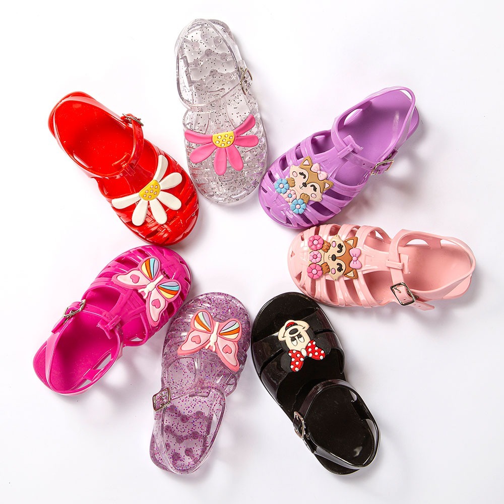 Sandália Infantil Rasteirinha para Meninas – Super Leve, Flexível e Antiderrapante