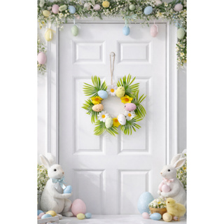 Guirlanda De Páscoa Para Decoração 21cm em Oferta na Shopee