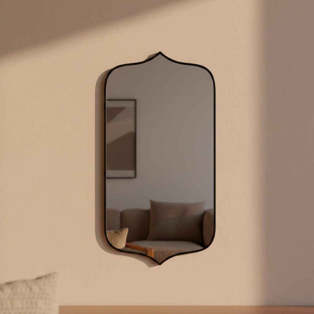 Espelho Pinterest Decorativo Grande Orgânico 60x80 Mod Bali para Quarto Sala Escritório em Oferta na Shopee