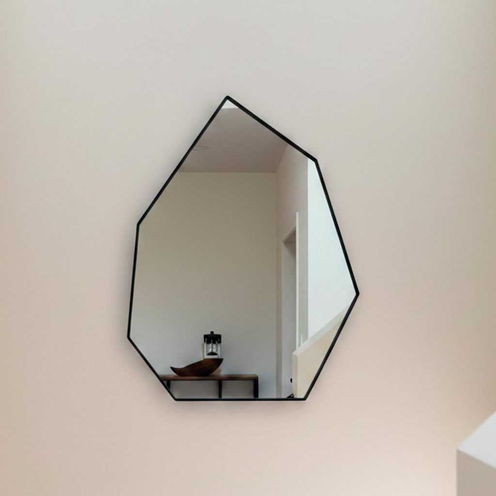 Espelho Grande Decorativo Orgânico Pinterest 60x80 Mod. Prisma em Oferta na Shopee