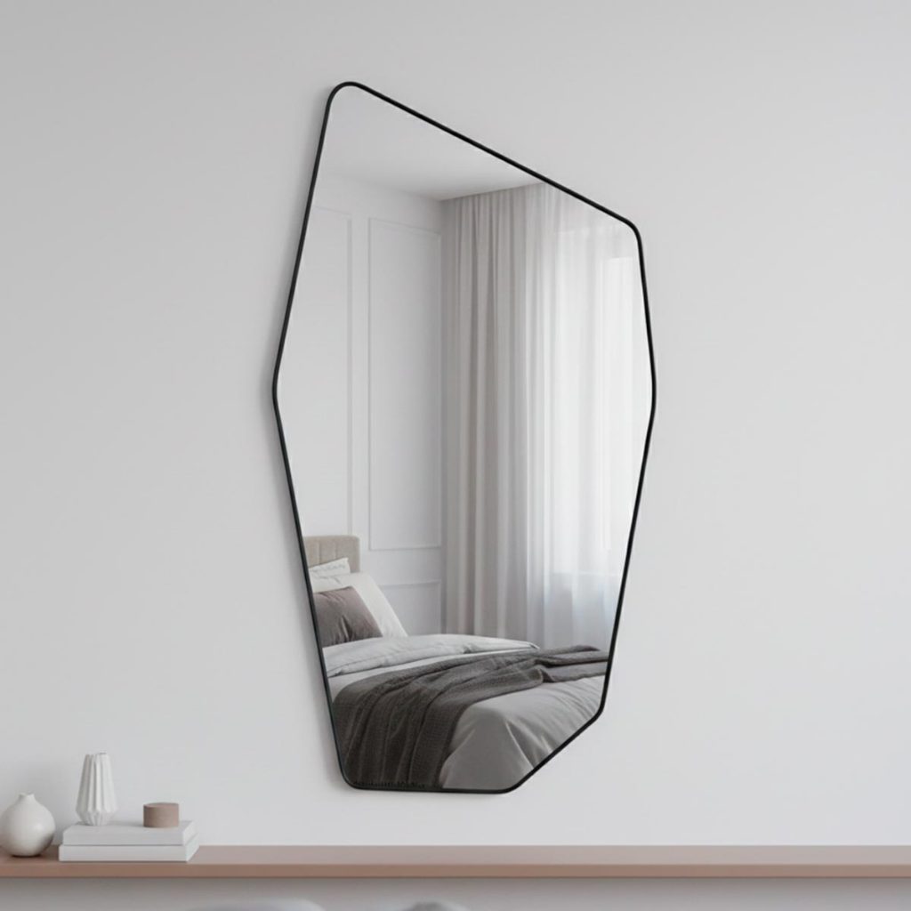 Espelho Para Salão De Beleza Orgânico 44x64cm Modelo Moai em Oferta na Shopee