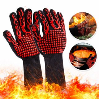 Kit 2 Luva Térmica Para Churrasco Suporta 350 Churrasco em Oferta na Shopee