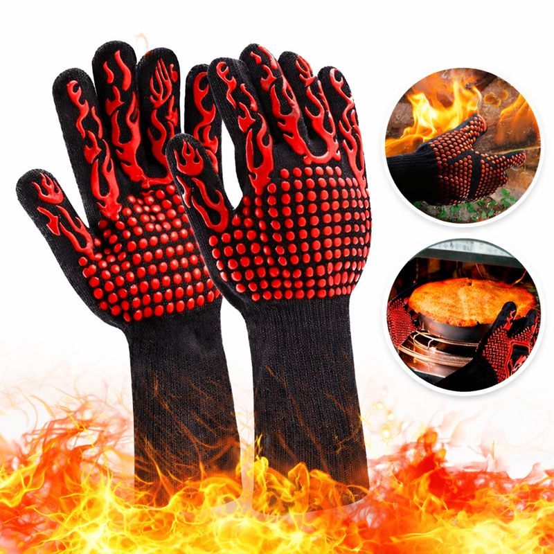 Luva Térmica Para Churrasco Suporta 350° Forno Churrasco em Oferta na Shopee