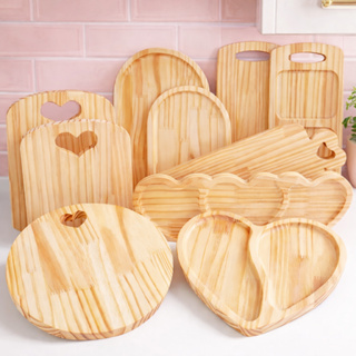 Tábua de Frios + Petisqueira de Madeira para Servir - KIT Mesa Posta em Oferta na Shopee