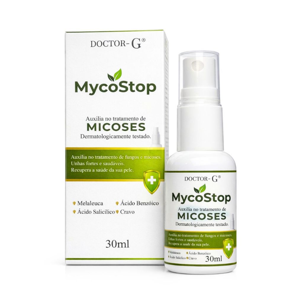 Mycostop Spray  para Micose de Unha, Antimicótico 30ml spray Doctor-G em Oferta na Shopee