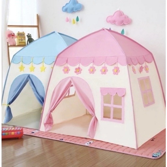 Barraca Tenda Cabana Menina I Antil Dobrável Menor Preço Rosa Flor — R$ 69,00 em Shopee, 43% OFF