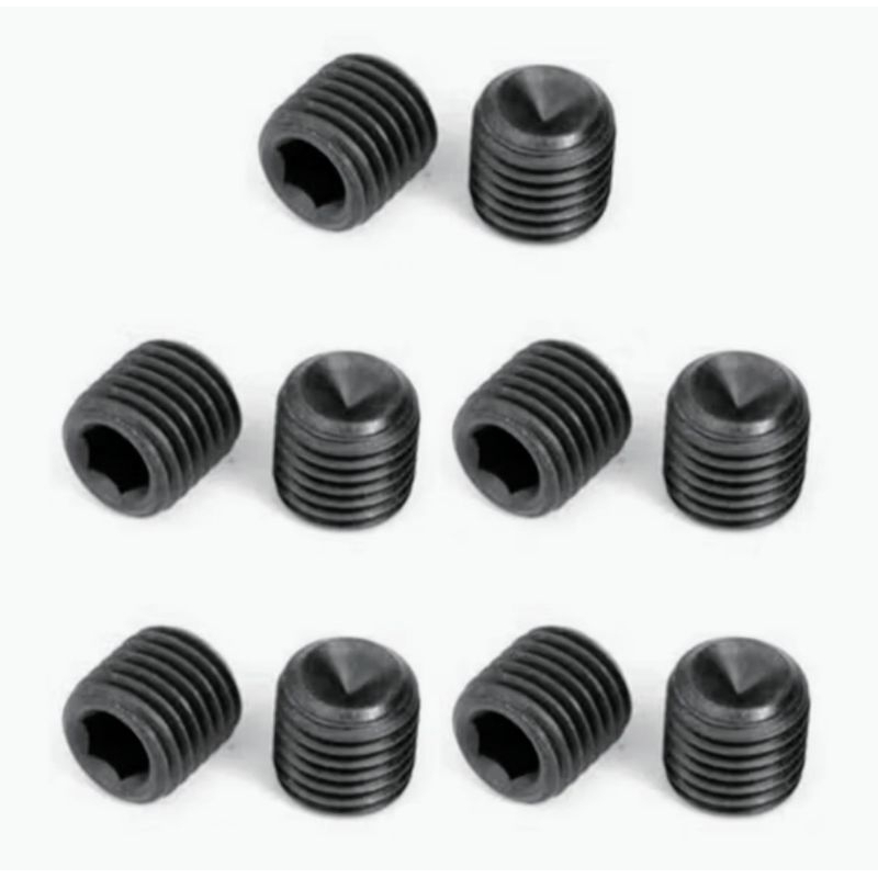 Kits com 10 parafuso para agulha da máquina overloque e Galoneira industrial  ,bracob, siruba, yamata ,juk ,sun special