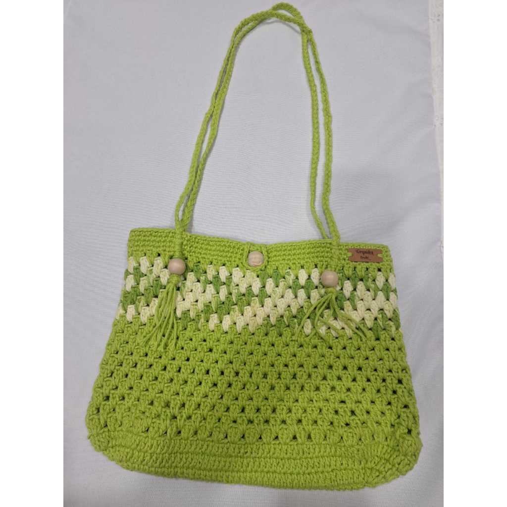 BOLSA FEMININA EM CROCHE