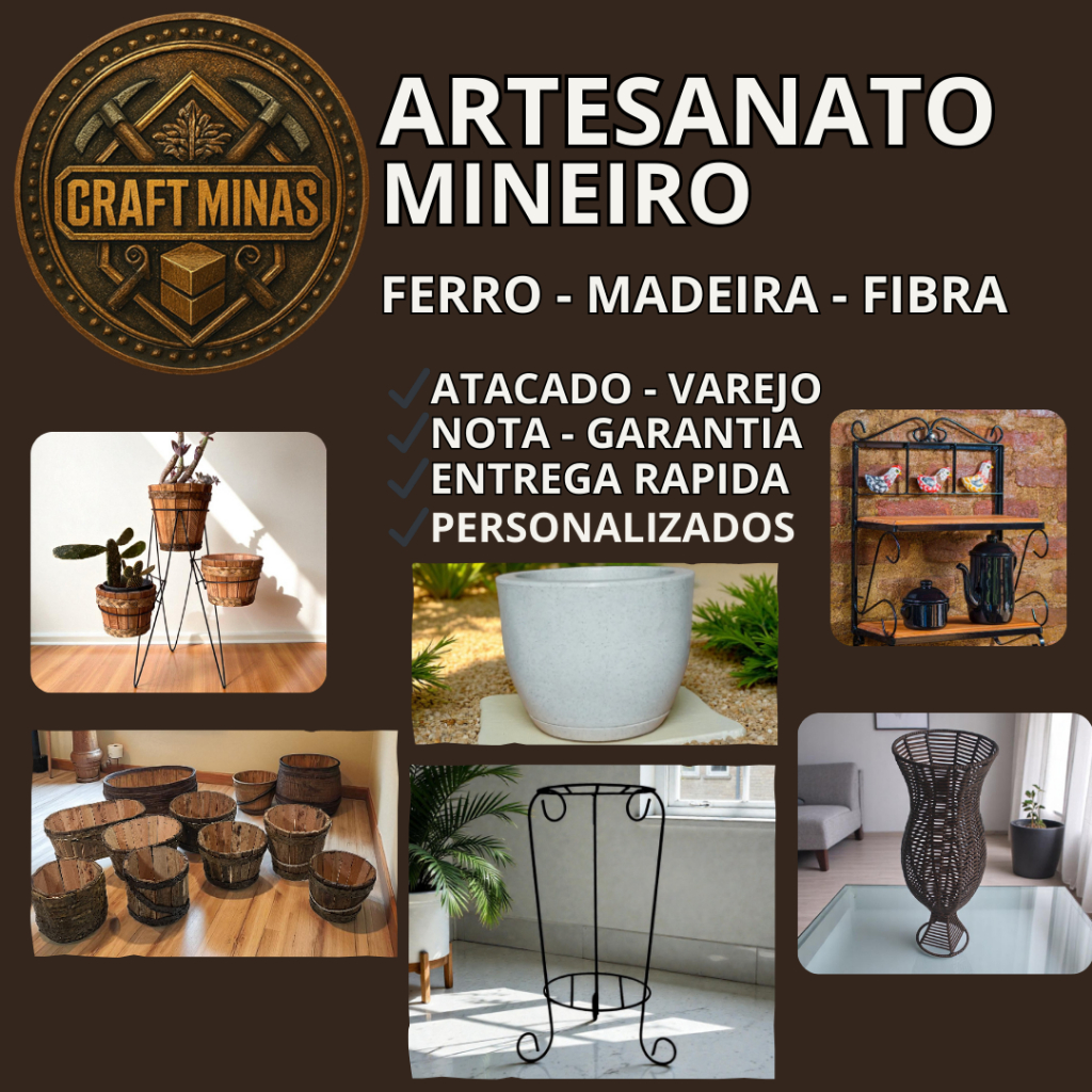 Suporte Plantas Tripe Alto 65cm Boca 20cm Com Fundo Para Pratinho Vaso — imagem 2 de 2