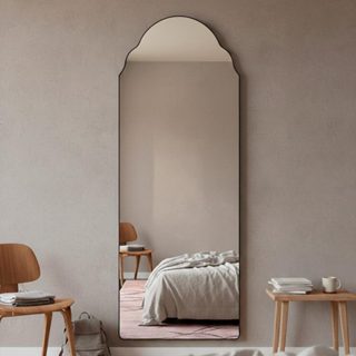 Espelho Marrocos 170x70 c/ Moldura em Couro – Decoração Estilo Pinterest para Parede em Oferta na Shopee