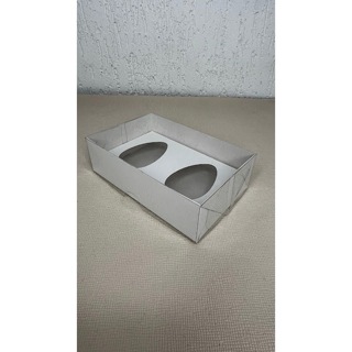 Caixa para Ovos de Páscoa com tampa transparente 14x9x4 cm MM FESTAS 410 em Oferta na Shopee