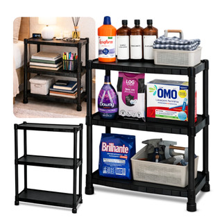 Estante Prateleira Modular Multiuso Organizadora Plástico Com 3 Prateleiras Reforçado - C…