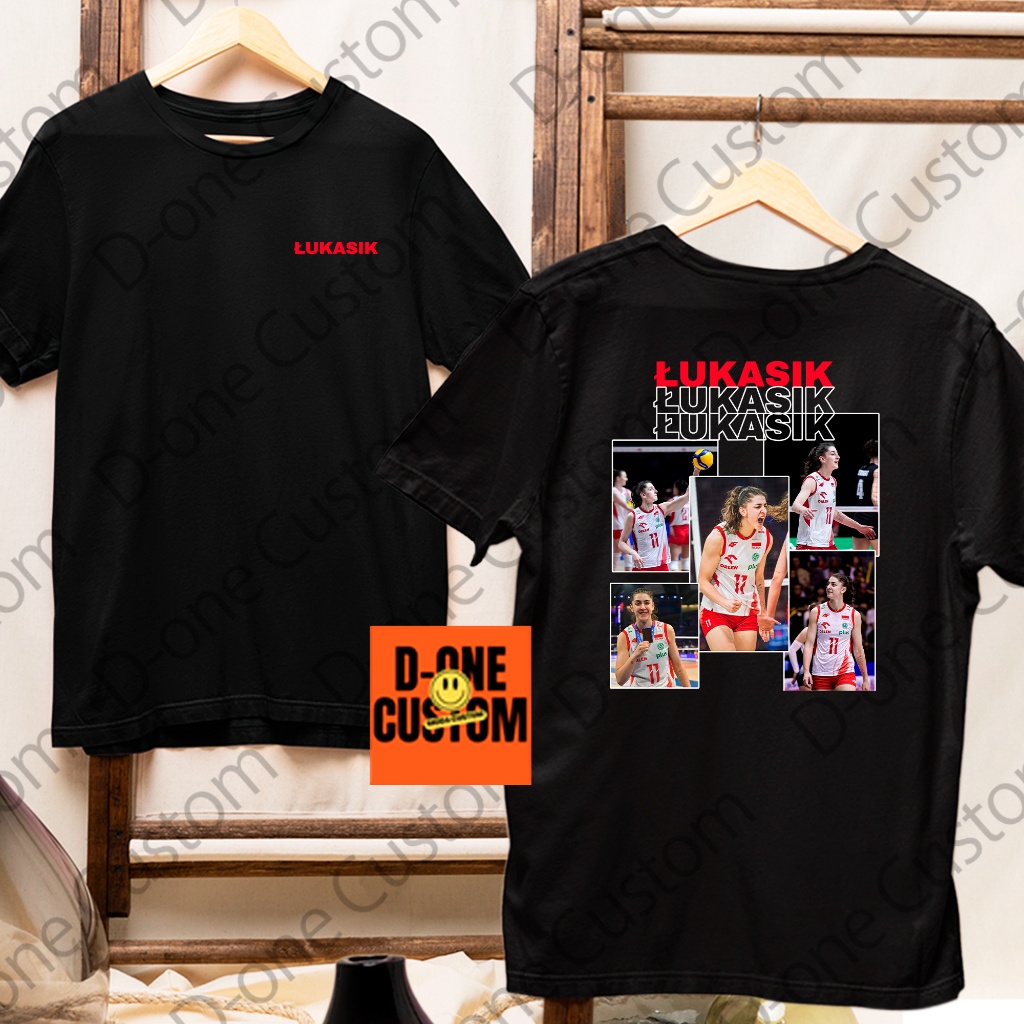 Camisa Camiseta Martyna Lukasik Jogadora Homenagem Montagem Atleta Da Polônia Fãs Vôlei Esporte