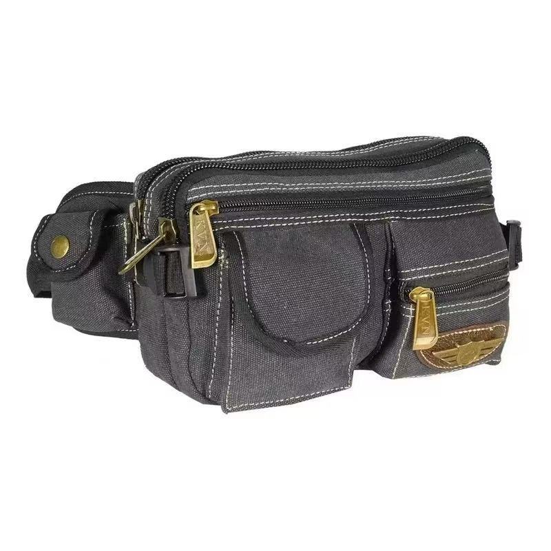 Pochete em lona KVN 8012 resistante em Oferta na Shopee