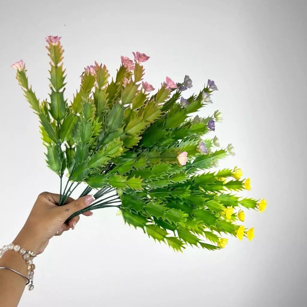 Plantas Matinho Folha de Maio Artificial Floral Folhagem Cores Diversas P/ Decoração-SD800463
